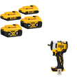 DeWalt DCB324-4 20V MAX Battery 4-Pack W/ FREE DCF911B 20V MAX Impact Wrench