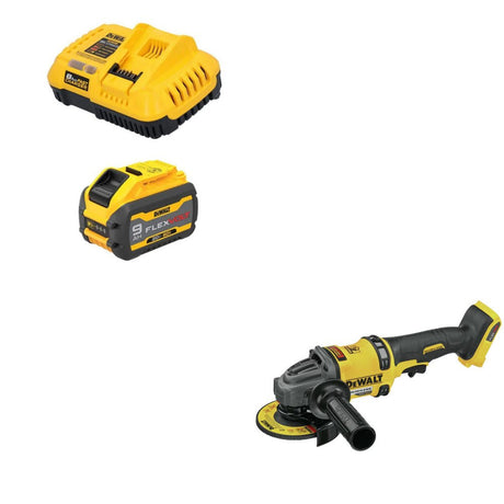 DeWalt DCB609C Battery & Charger Kit W/ FREE DCG418B 60V Grinder