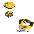 DeWalt DCB609C Battery/Charger Starter Kit W/ FREE DCS334B Jig Saw
