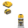 DeWalt DCB609C Battery Charger Starter Kit W/ FREE DCW600B Router