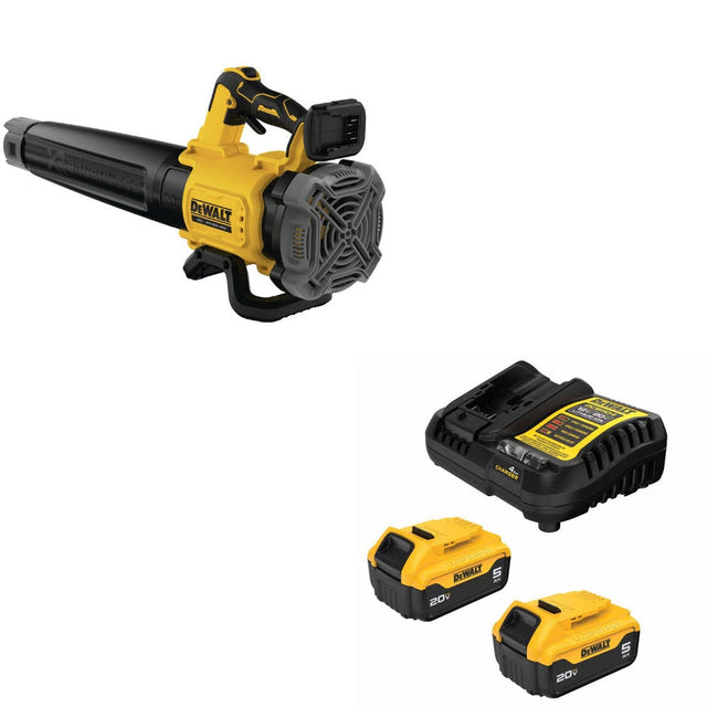 DeWalt DCBL722B 20V Max Li-Ion XR Blower W/ DCB205-2C 20V MAX 5Ah Battery Kit
