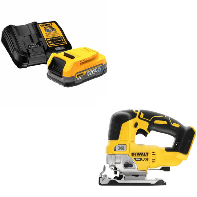 DeWalt DCBP034C 20V MAX Starter Kit w/ FREE DCS334B 20V MAX* XR Jig Saw, Bare