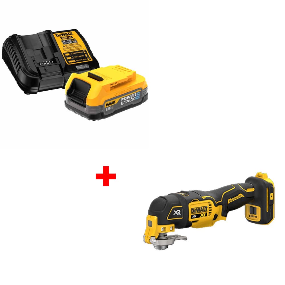 DeWalt DCBP034C 20V MAX Starter Kit w/ FREE DCS356B 20V MAX XR Multi-Tool