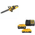 DeWalt DCCS670B 60V MAX Chainsaw, Bare W/ DCB2460C 20V MAX 4Ah/6Ah Starter Kit