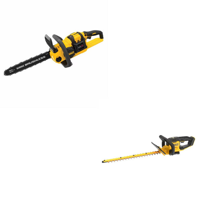 DeWalt DCCS670X1 Chainsaw Kit W/ FREE DCHT821B Hedge Trimmer