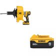 DeWalt DCD200D1 Drain Snake Kit W/ FREE DCB205 5.0Ah Battery
