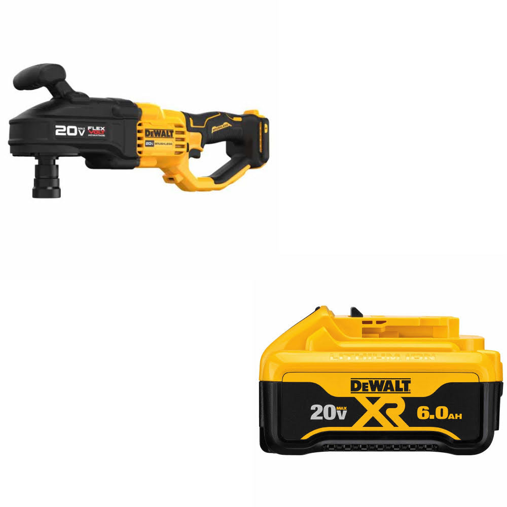 DeWalt DCD445B 20V MAX 7/16" Stud & Joist Drill W/ DCB206 20V MAX Battery Pack