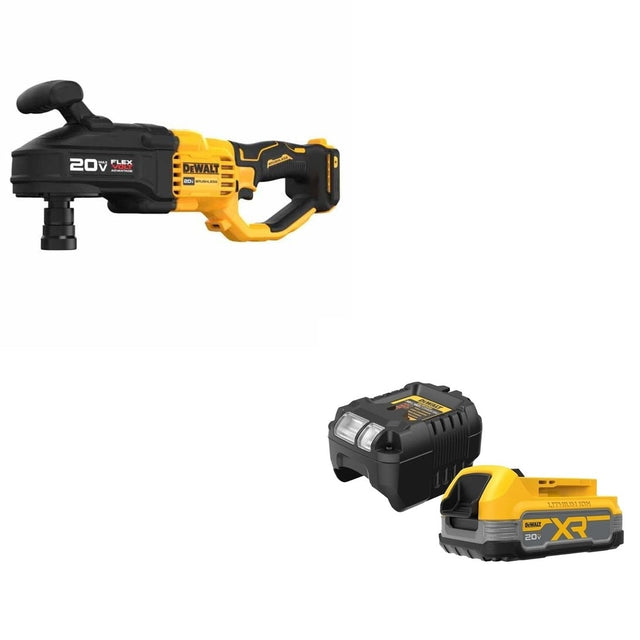DeWalt DCD445B 20V MAX 7/16" Stud & Joist Drill W/ DCBP034C 20V MAX Starter Kit