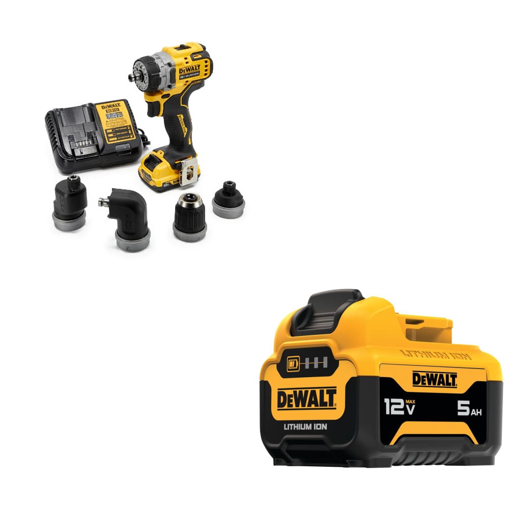 DeWalt DCD703F1 XTREME 12V MAX Drill/Driver Kit W/ FREE DCB126 12V MAX Battery