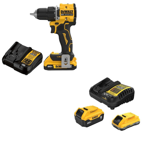 DeWalt DCB245-2C 20V MAX 4.0Ah and 5.0Ah Battery Starter Kit W/ DCD794D1 Drill/Driver Kit