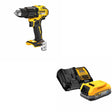 DeWalt DCD798B 20V MAX 1/2" Hammer Drill, Bare W/ DCBP034C 20V MAX Starter Kit