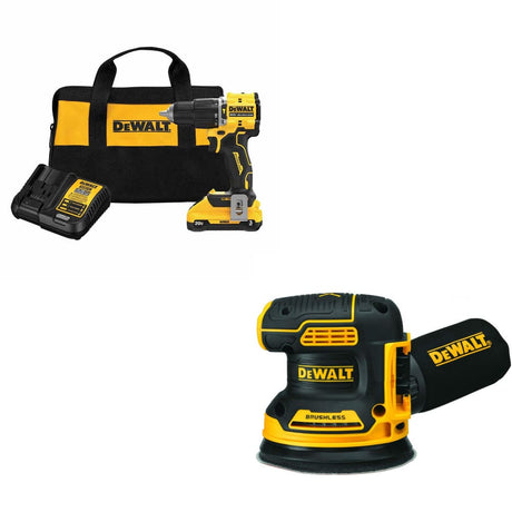 DeWalt DCD799L1 ATOMIC 20V MAX Hammer Drill Kit w/ DCW210B 20V MAX* XR Sander
