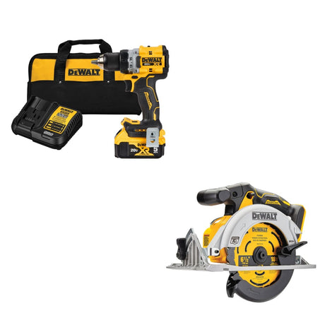 DeWalt DCD800P1 20V Max XR 1/2" Drill/Driver Kit w/ DCS565B 20V MAX Circular Saw