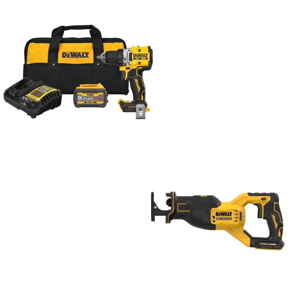 DeWalt DCD801T1 1/2 in. Drill/Driver W/ DCS382B Reciprocating Saw