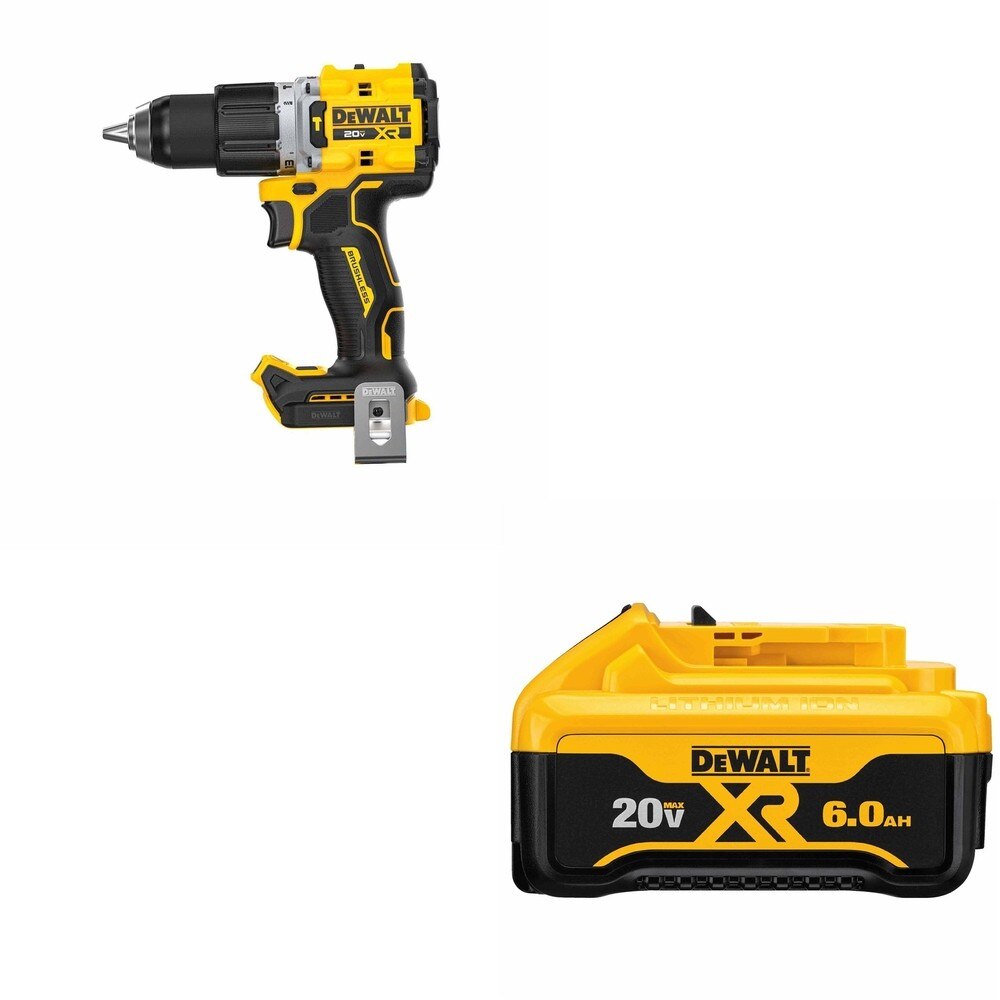 DeWalt DCD806B 20V MAX XR 1/2 in. Hammer Drill W/ DCB206 6.0Ah Battery