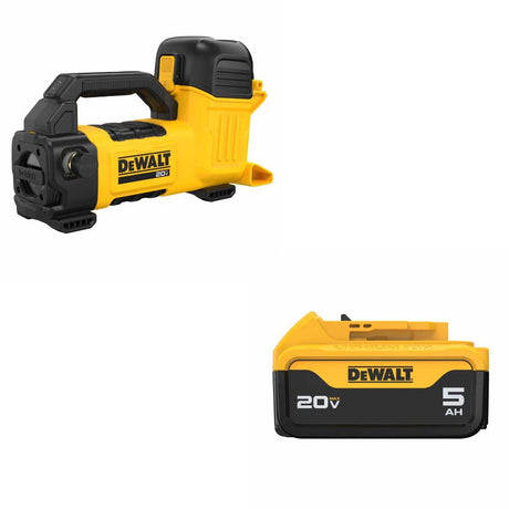 DeWalt DCE050B 20V Transfer Pump Kit W/ FREE DCB205 5.0Ah Battery