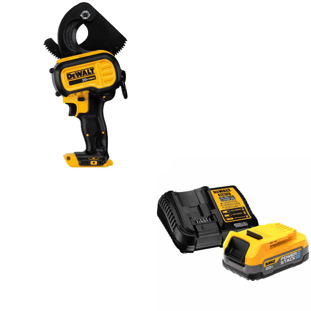 DeWalt DCE150B 20V MAX Cable Cutting Tool W/ FREE DCBP034C 20V MAX Starter Kit