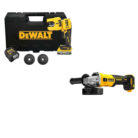 DeWalt DCE154E1 Copper Tubing Cutter Kit W/ FREE DCG407B Grinder