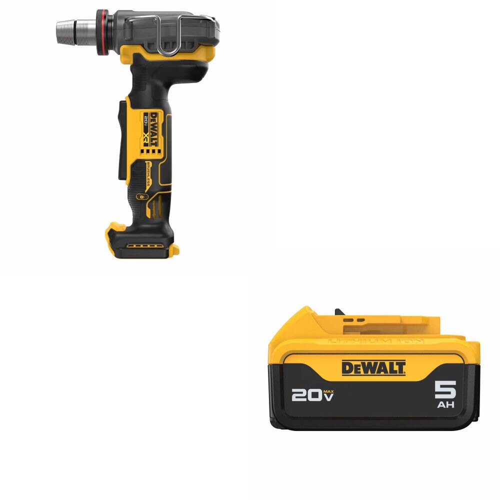 DeWalt DCE410B PEX Expander Kit W/ FREE DCB205 5.0Ah Battery