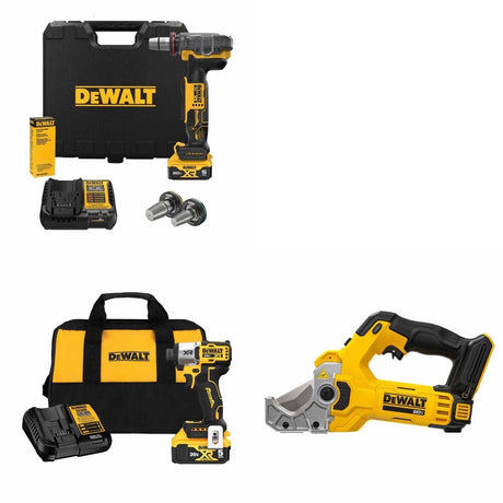 DeWalt DCE410P1 PEX Expander Kit W/ FREE DCF845P1 Impact Driver and FREE DCE180B Tubing Cutter