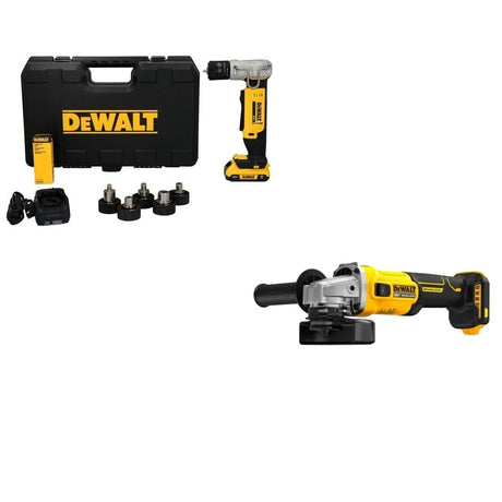 DeWalt DCE450D1 Copper Swage Tool Kit W/ FREE DCG407B Grinder