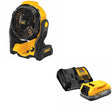 DeWalt DCE512B Jobsite Fan Kit W/ DCBP034C Battery