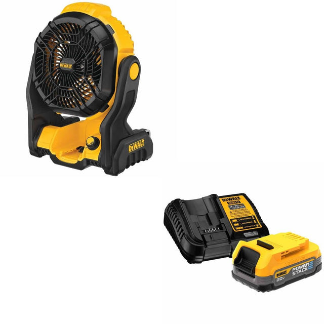 DeWalt DCE512B Jobsite Fan Kit W/ DCBP034C Battery
