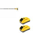 DeWalt DCE531B 20V MAX Concrete Pencil Vibrator W/ DCB2104-2 POWERPACK 4Ah 2-Pack