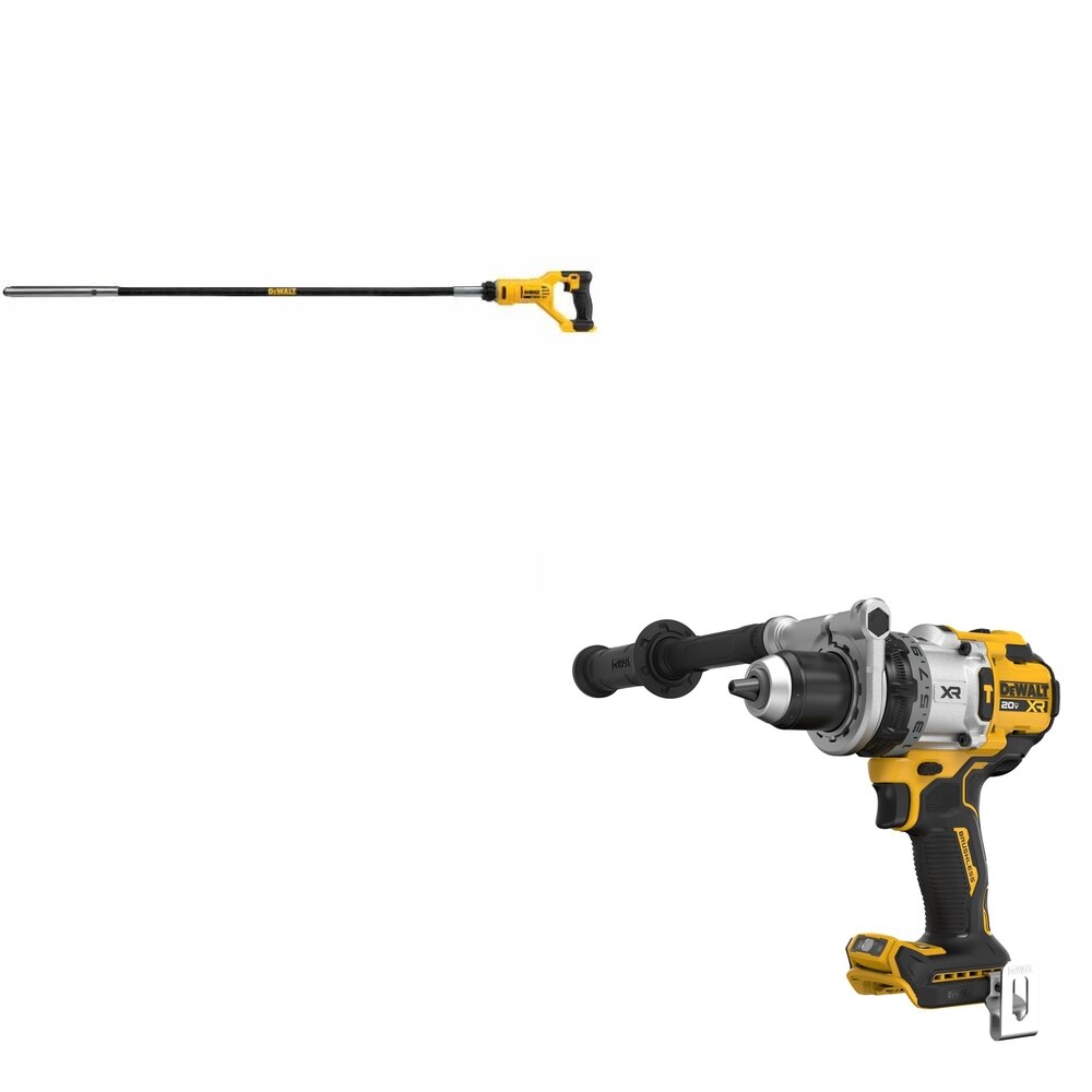 DeWalt DCE531B 20V MAX Concrete Pencil Vibrator W/ DCD1007B Hammer Drill