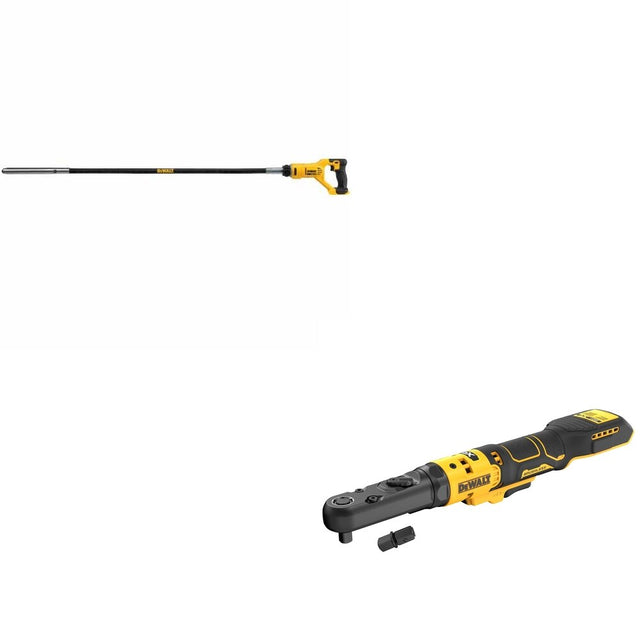DeWalt DCE531B 20V MAX Concrete Pencil Vibrator W/ DCF510B Sealed Head Ratchet
