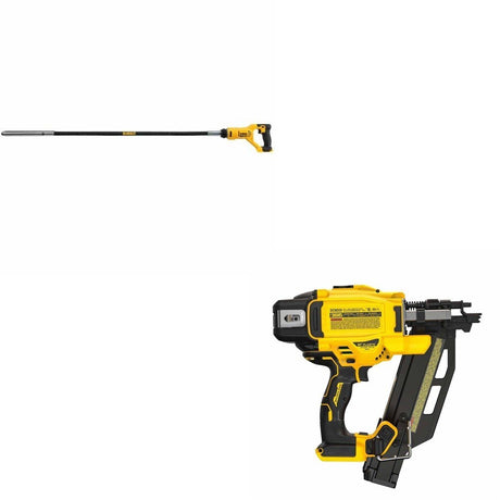 DeWalt DCN920B 20V MAX XR 21-Degree Framing Nailer W/ DCE531B Concrete Vibrator