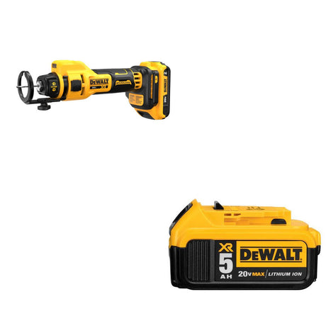 DeWalt DCE555D2 20V MAX* Cut-Out Tool Kit W/ FREE DCB205 20V MAX Battery Pack