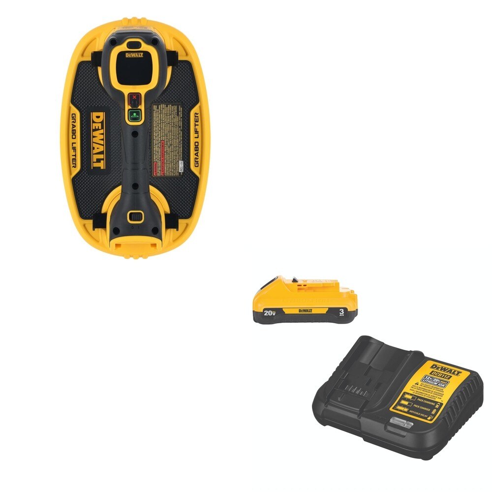 DeWalt DCE592B 20V MAX GRABO Vacuum Lifter W/ DCB230C 3.0Ah Starter Kit