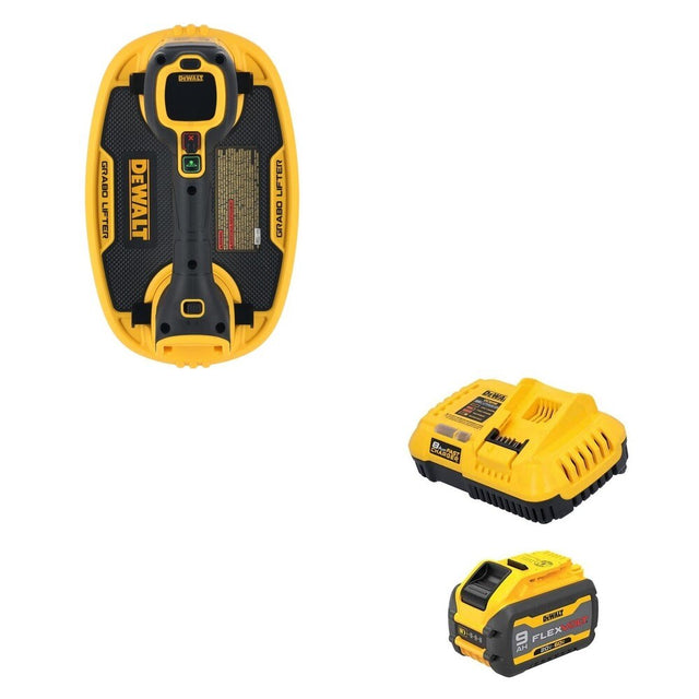 DeWalt DCB609C FLEXVOLT 20V/60V MAX 9.0Ah Battery Starter Kit W/ DCE592B Vacuum Lifter