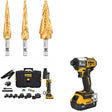 DeWalt DCE600 Knockout Kit W/ FREE Step Bits and FREE Impact Driver