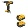 DeWalt DCF403B 20V MAX XR 3/16" Rivet Tool W/ DCB205-2 20V MAX 5Ah Battery, 2Pk
