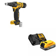 DeWalt DCF403B 20V MAX XR 3/16" Rivet Tool, Bare W/ DCBP034C 20V MAX Starter Kit
