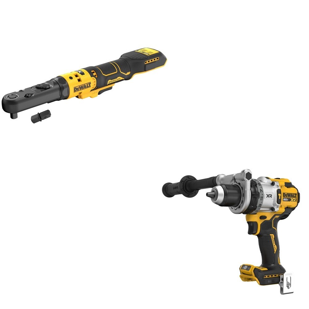 DeWalt DCF510B 20V MAX XR Sealed Head Ratchet W/ DCD1007B Hammer Drill