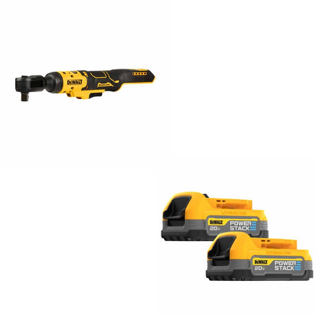 DeWalt DCF512B Atomic 20V Max 1/2" Ratchet W/ DCBP034-2 20V MAX Battery 2-Pack