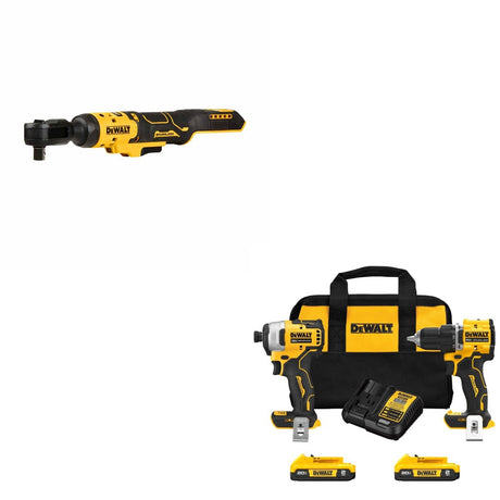 DeWalt DCF512B 1/2" Ratchet Kit W/ DCK225D2 Combo Kit