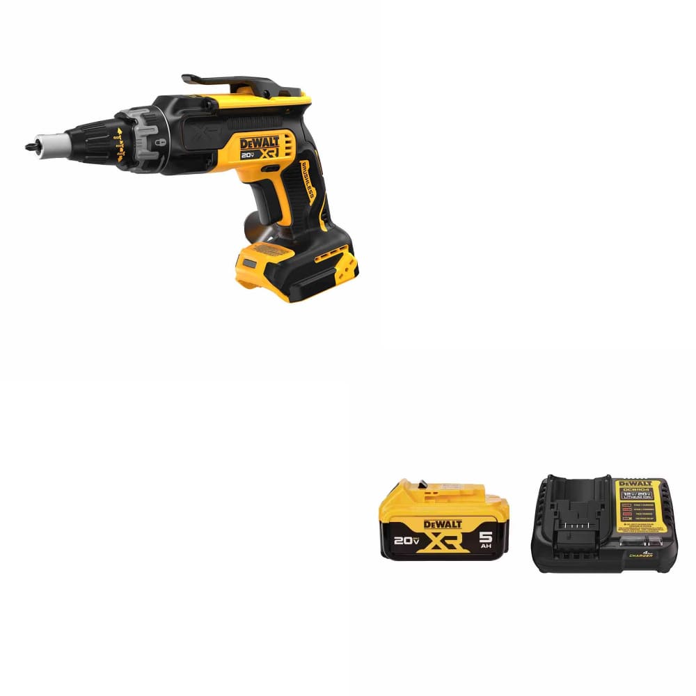 DeWalt DCF630B 20V MAX XR Screwgun, Bare W/ FREE DCB205C 20V Max 5Ah Starter Kit