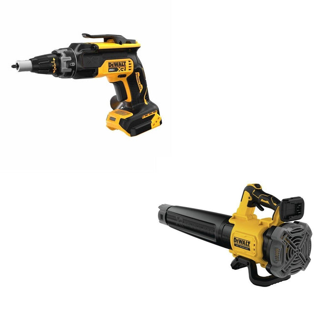 DeWalt DCBL722B 20V MAX XR Brushless Handheld Blower W/ DCF630B Drywall Screwgun