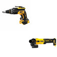 DeWalt DCF630B 20V MAX XR Drywall Screwgun W/ DCG407B Slide-Switch Grinder