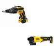 DeWalt DCF630B 20V MAX XR Drywall Screwgun W/ DCG408B Paddle-Switch Grinder