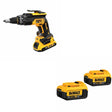 DeWalt DCF630D2 20V MAX XR Drywall Screwgun Kit W/ DCB204-2 4.0Ah Battery 2-Pack