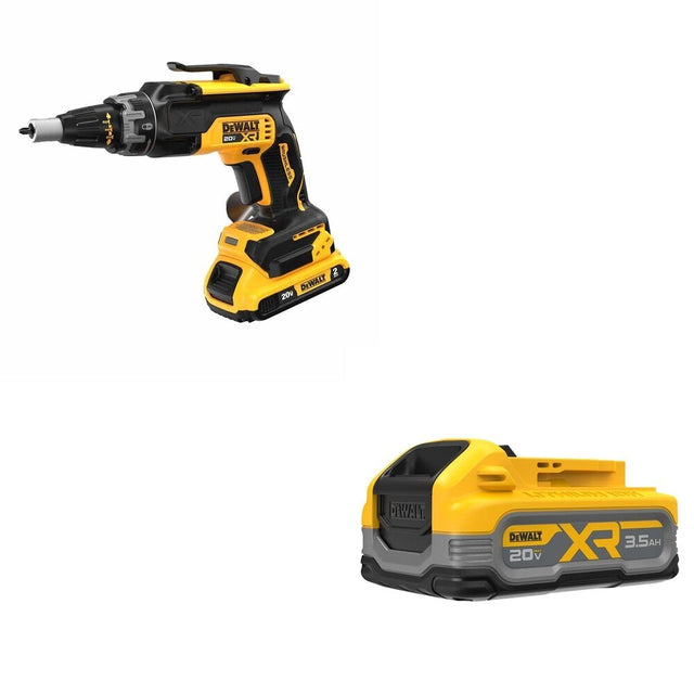 DeWalt DCF630D2 20V MAX XR Drywall Screwgun Kit W/ DCBP320 POWERSTACK 3.5Ah Battery