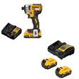 DeWalt DCF787D1 20V MAX 1/4 in. Impact Driver Kit W/ DCB205-2C 5.0Ah Starter Kit