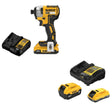 DeWalt DCB245-2C 20V MAX 4.0Ah and 5.0Ah Battery Starter Kit W/ DCF787D1 Impact Driver Kit