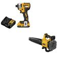 DeWalt DCF787D1 20V MAX 1/4 in. Impact Driver Kit W/ DCBL722B Handheld Blower