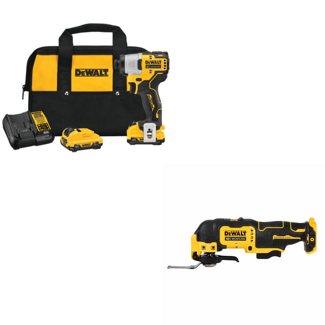 Dewalt DCF801F2 12V Max Impact Driver Kit w/ FREE DCS353B 12V Oscillating Tool